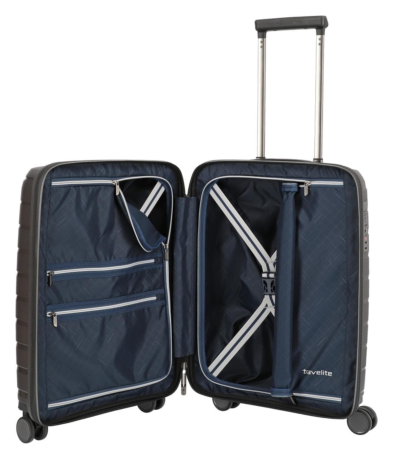 Kufr do letadla 55x40x20 Travelite Air Base S Anthracite 4