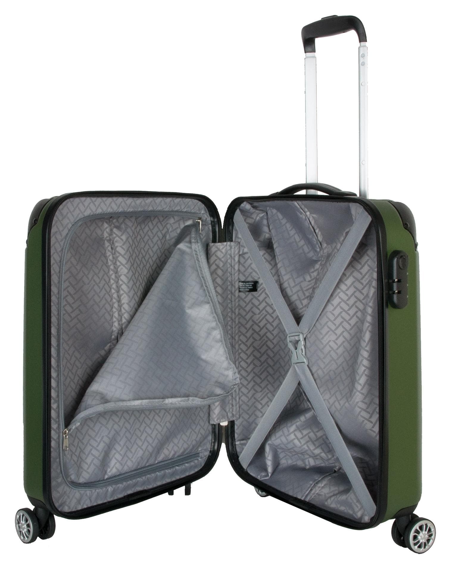 Kufr do letadla 55x40x20 Travelite City 4w S Green 3