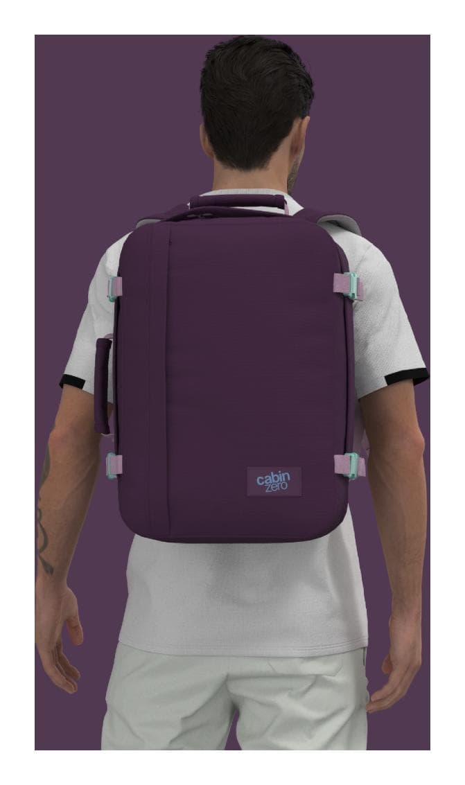 Cestovní batoh do letadla Cabinzero Classic 36L Midnight purple 6