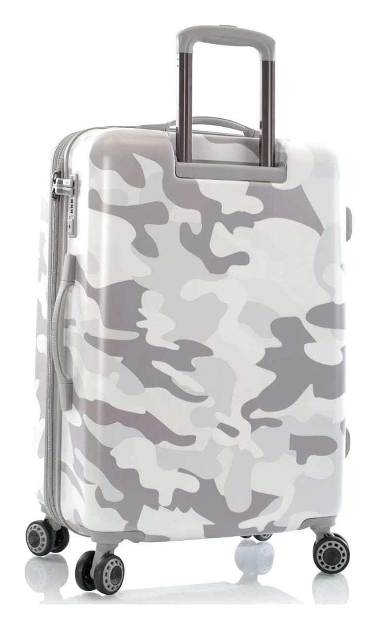 Střední cestovní kufr na kolečkách Heys White Camo M 3