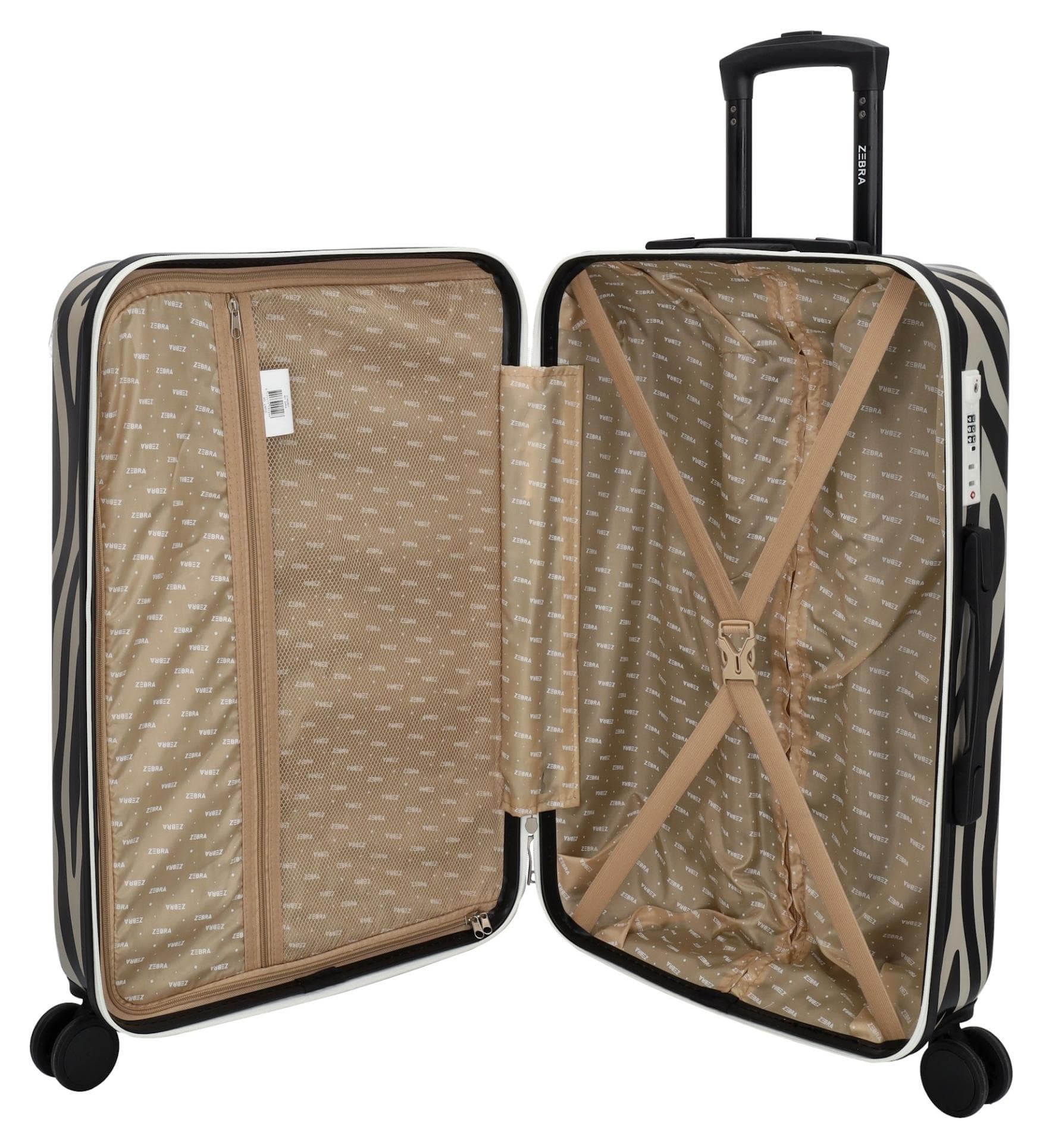 Střední cestovní kufr na kolečkách Zebra Travel 21493 M Zebra 5