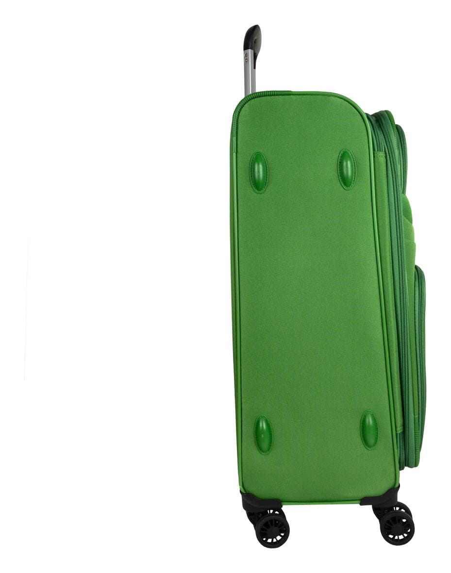 Veľký textilný kufor na kolieskach Skyline Orlando 4w L Green 2