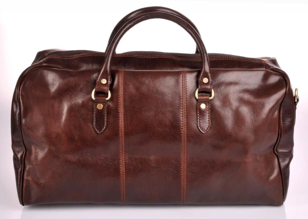 Giglio leather Pánská kožená cestovní taška 0788 tmavě hnědá 3