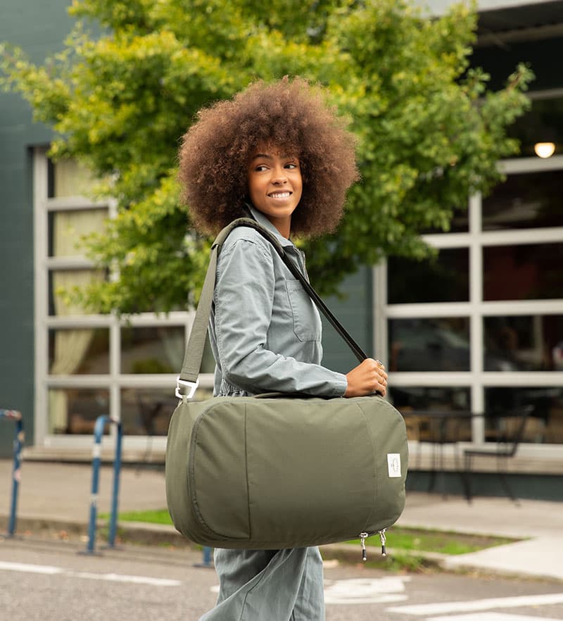 Osprey Arcane Duffel Pack 30L Latte Brown - cestovní taška a batoh 2v1 4