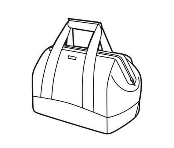 Cestovní taška Allrounder L black MT7003 5