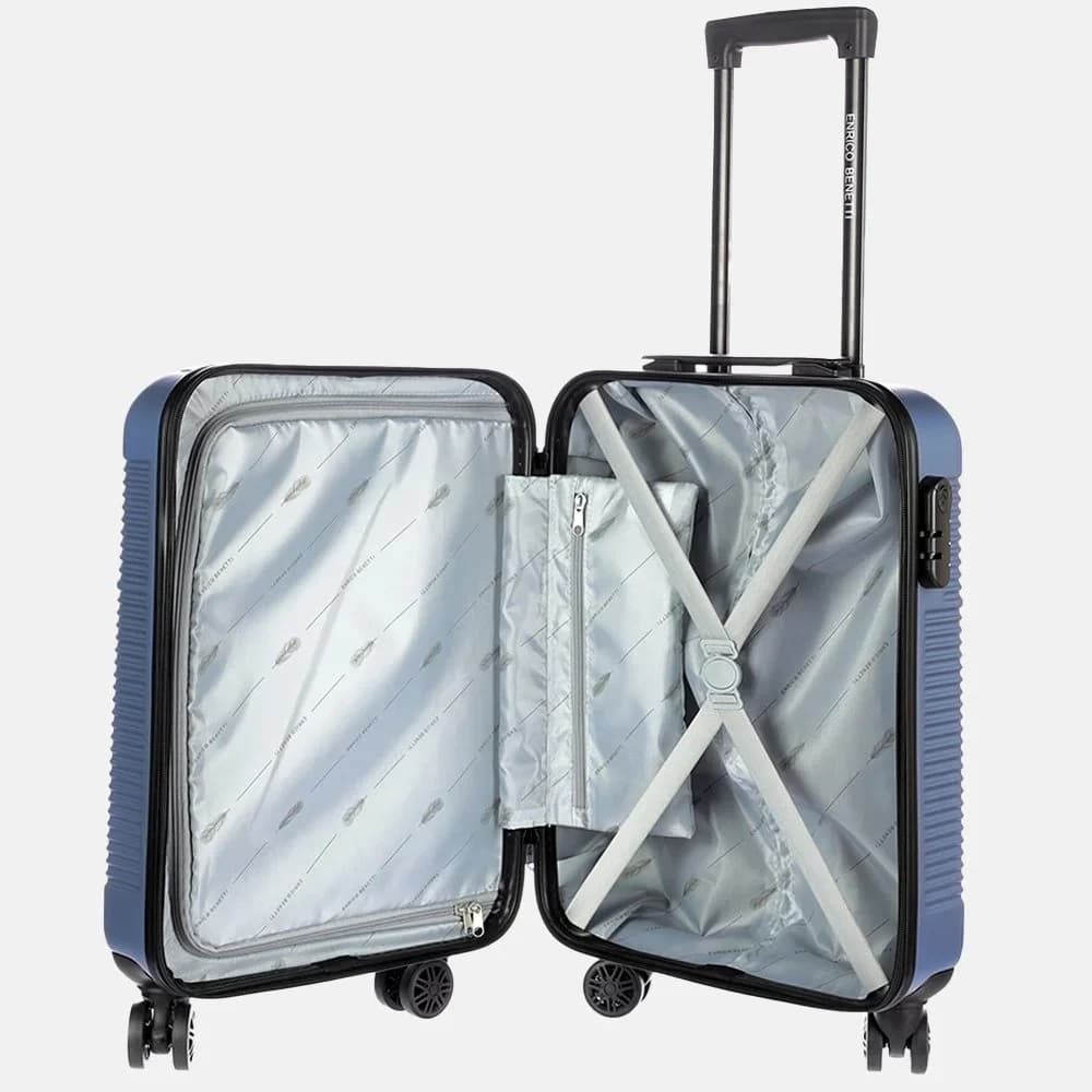 Kufr do letadla 55 cm Enrico Benetti Louisville S jeansblue 39040-50-030 světle modrý 3