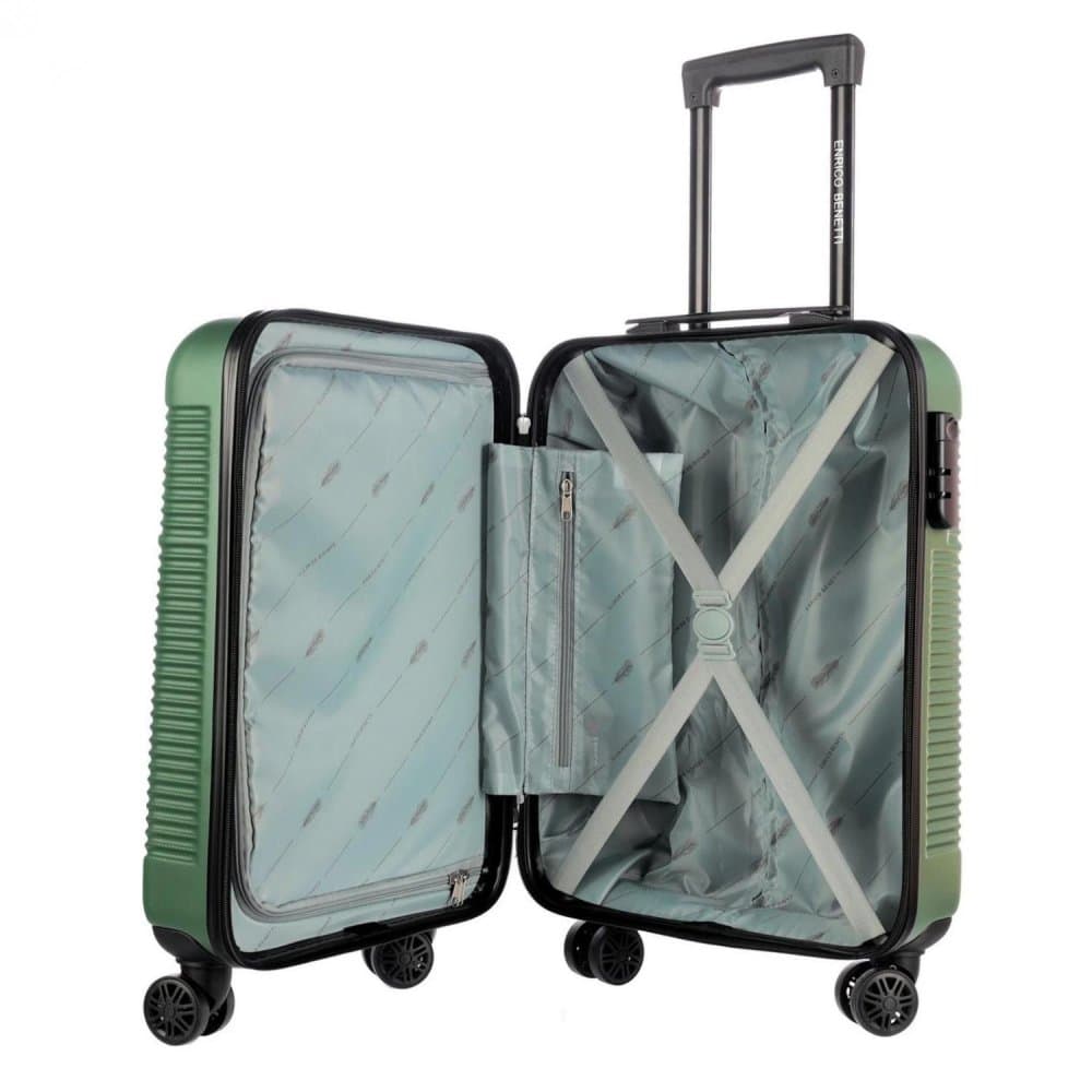 Kufr do letadla 55 cm Enrico Benetti Louisville S olive 39040-50-029 zelený 4