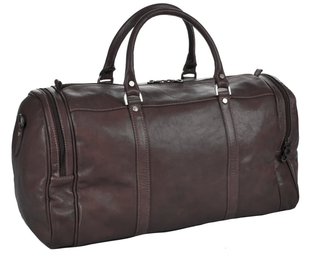 Giglio leather Kožená cestovní taška 0429 tmavě hnědá 3