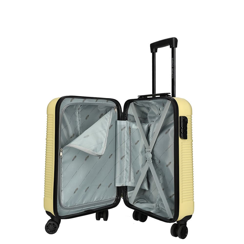 Kufr do letadla 55 cm Enrico Benetti Louisville S 39040-50-027 žlutý 5