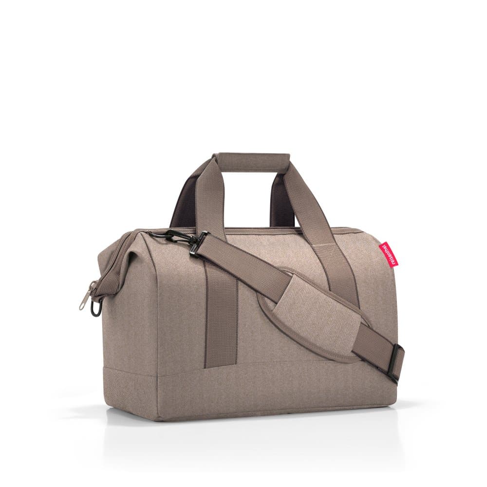 Dámská cestovní taška Reisenteh Allrounder M Herringbone mokka MS6054 2