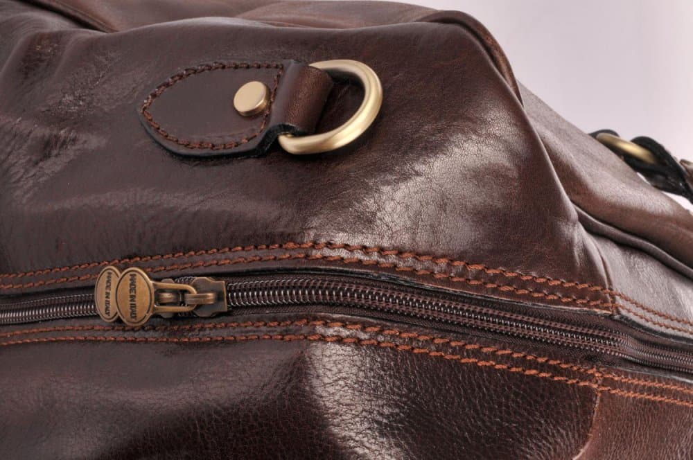 Giglio leather Pánská kožená cestovní taška 0788 tmavě hnědá 6
