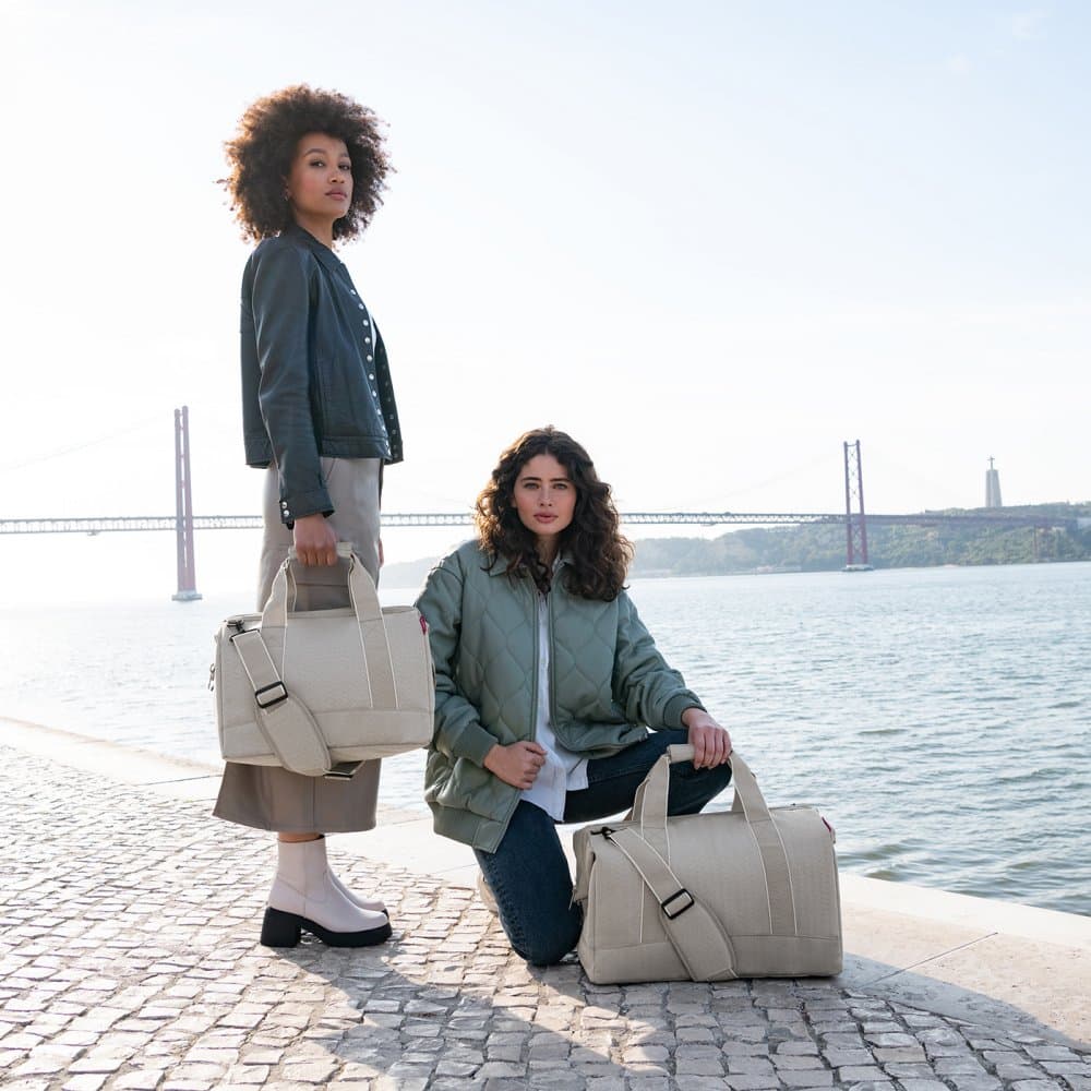 Reisenthel Allrounder L Herringbone Sand MT6049 - cestovní taška 30 l 3