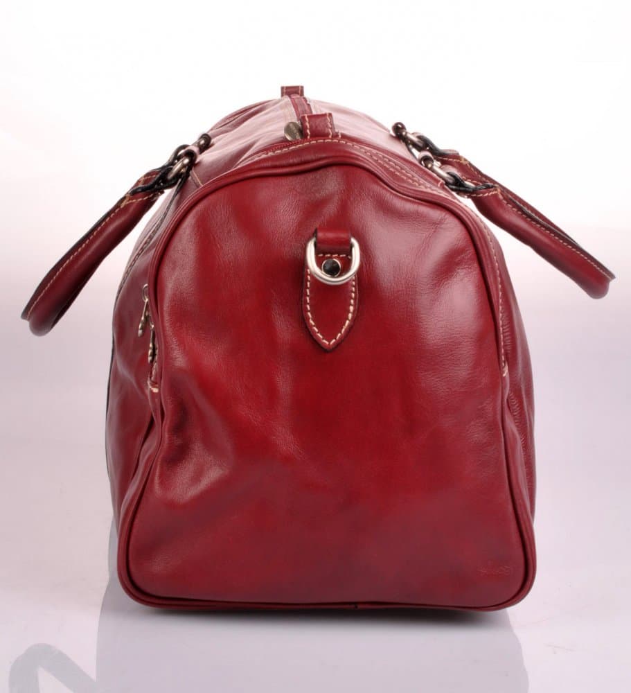 Giglio leather kožená cestovní taška 0429 červená 4