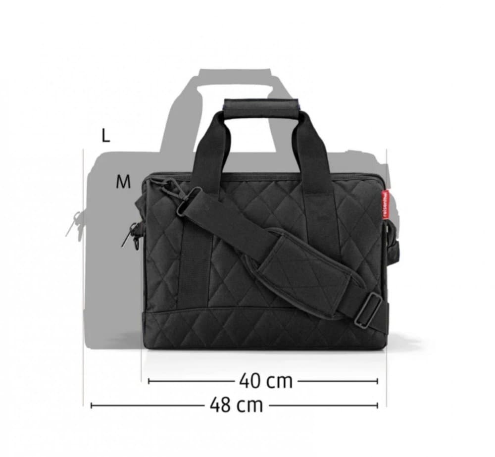 Dámská cestovní taška Reisenthel Allrounder L Bouclé Black 30L 5