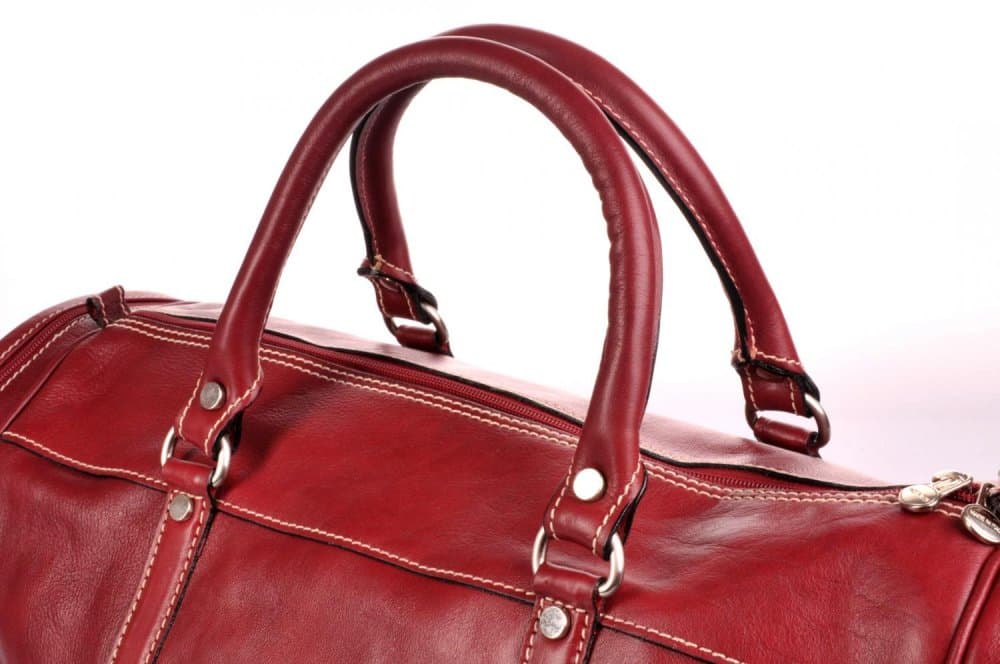Giglio leather kožená cestovní taška 0429 červená 5