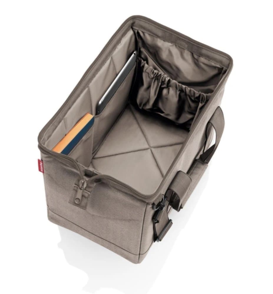 Dámská cestovní taška Reisenteh Allrounder M Herringbone mokka MS6054 3