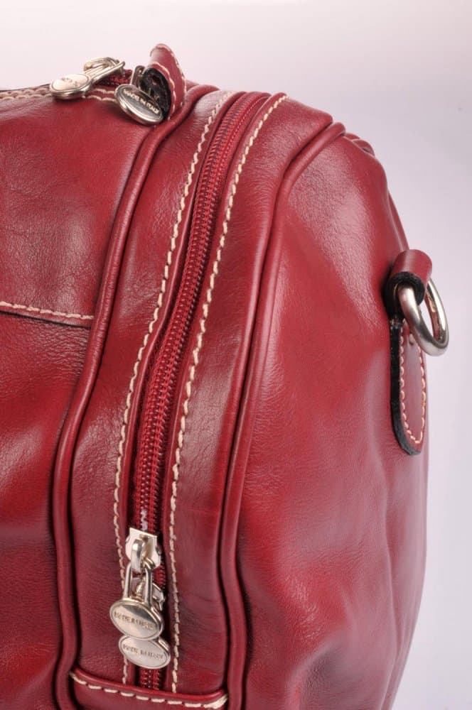Giglio leather kožená cestovní taška 0429 červená 6