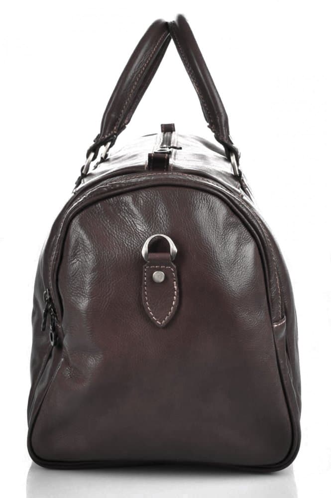 Giglio leather Kožená cestovní taška 0429 tmavě hnědá 2