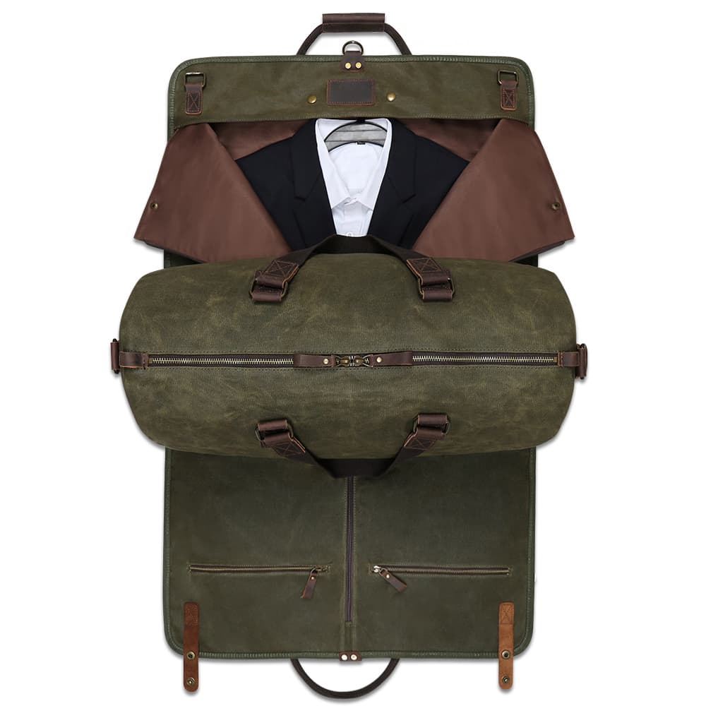 Valmio Zelená Cestovní taška Carry Travel 2in1 Zelená 3