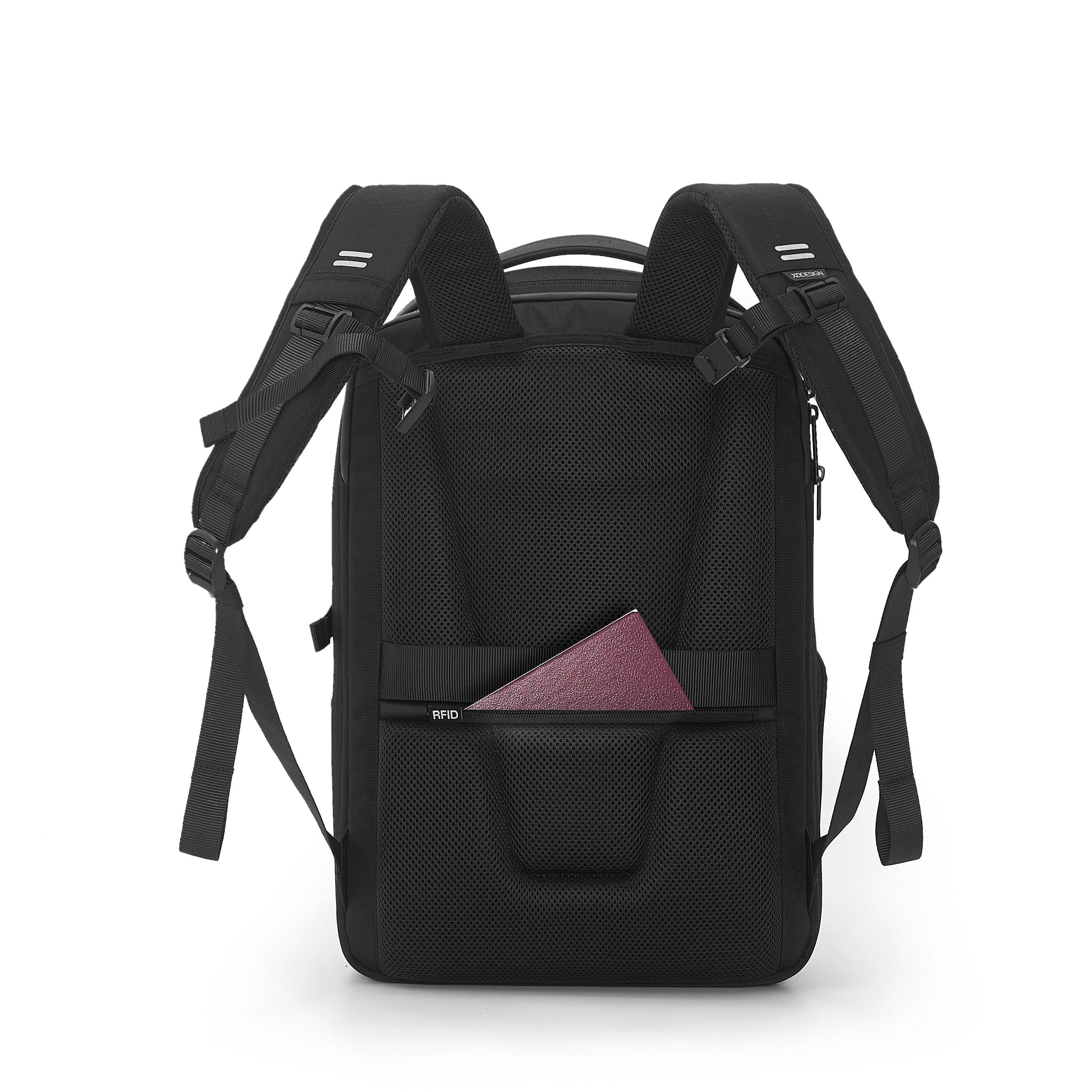 Městský designový batoh, Bizz, 16", XD Design, černý 5