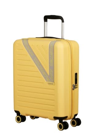 American Tourister Kufr Dynabelt Spinner 55/20 Cabin Expander Sunny Yellow