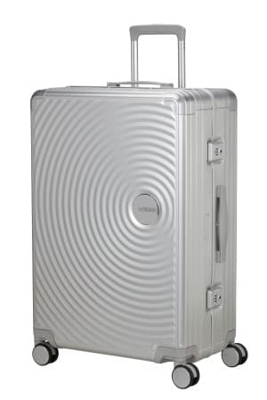 American Tourister Kufr Soundbox Alu Spinner 77/30 Silver
