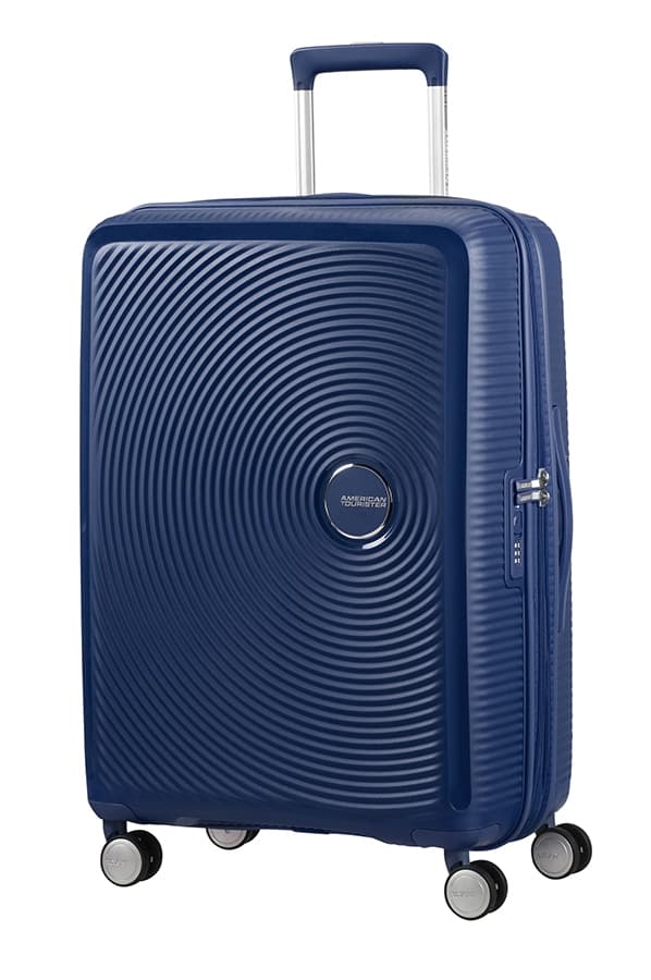 American Tourister Kufr Soundbox Spinner Expander 67/29 Midnight Navy