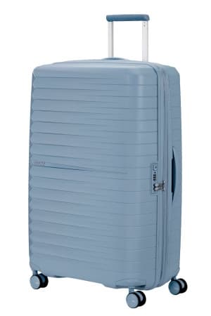 American Tourister Kufr Fastforward Spinner 78/30 Expander Steel Blue