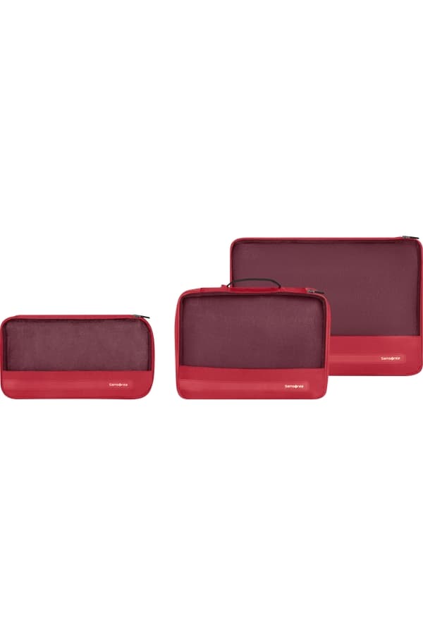 Samsonite Sada cestovních organizérů TA Revolution Red