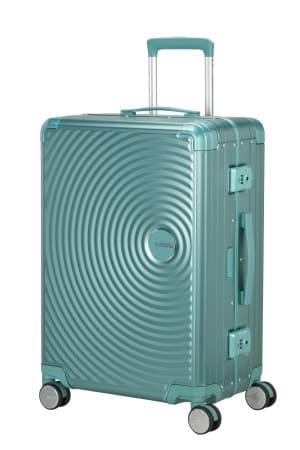 American Tourister Kufr Soundbox Alu Spinner 68/29 Dusty Turquoise