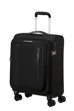 American Tourister Kufr Cloudrider Spinner 55/23 Cabin Expander Jet Black
