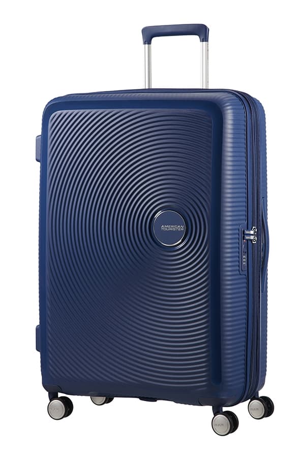 American Tourister Kufr Soundbox Spinner Expander 77/29 Midnight Navy