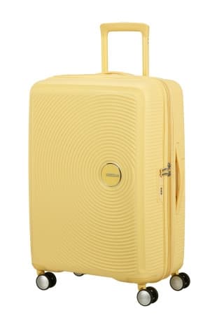 American Tourister Kufr Soundbox Spinner Expander 67/29 Pastel Yellow