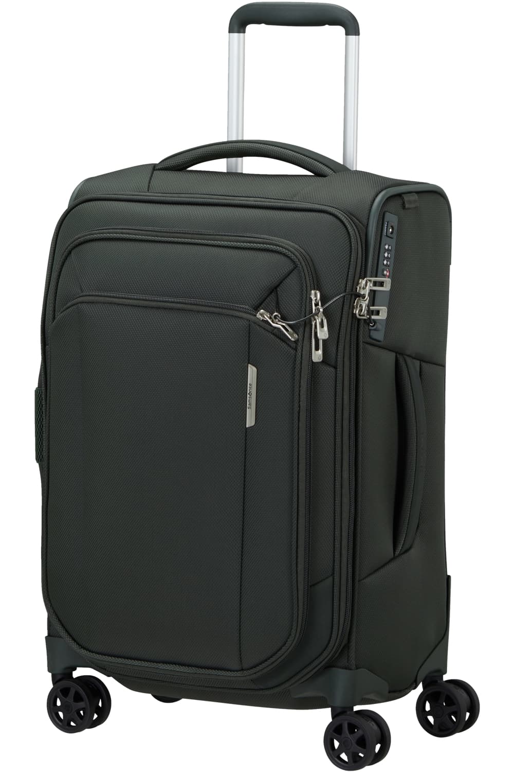 Samsonite Kufr Respark Spinner Expander 55/22/35 Cabin Forest Green