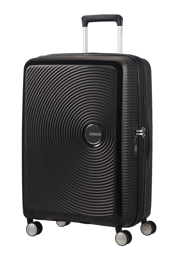 American Tourister Kufr Soundbox Spinner Expander 67/29 Bass Black