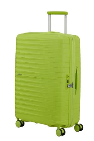 American Tourister Kufr Fastforward Spinner 68/26 Expander Neon Lime