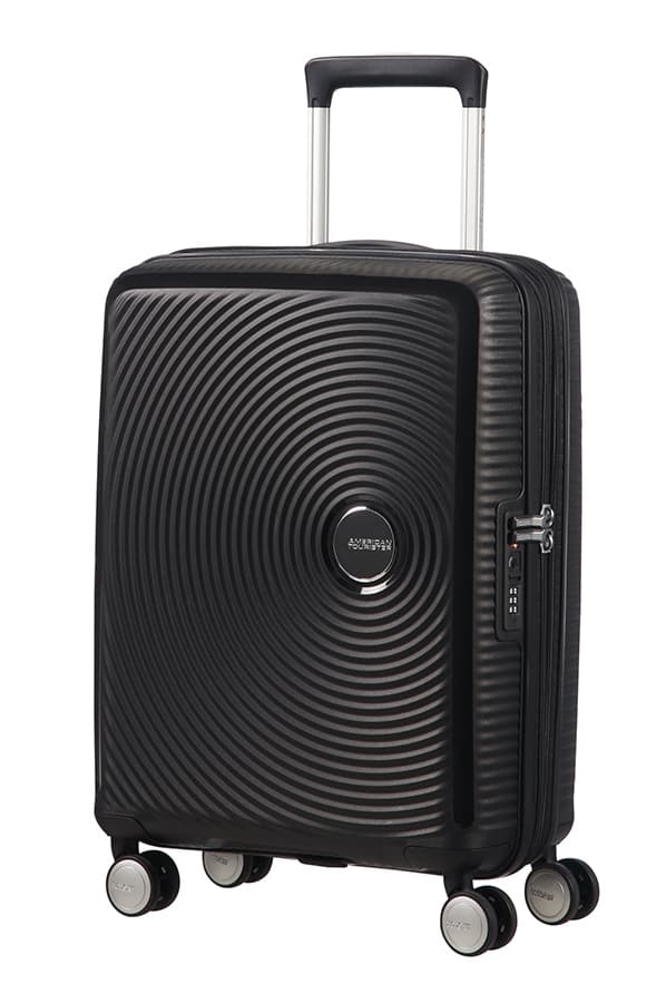 American Tourister Kufr Soundbox Spinner Expander 55/20 Cabin Bass Black