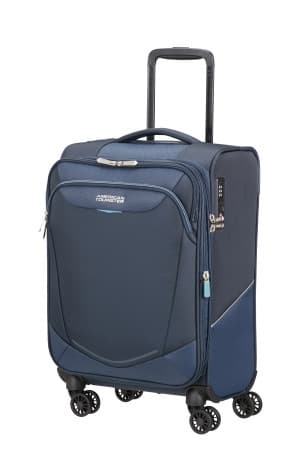 American Tourister Kufr SummerRide Spinner 55/22 Cabin 35 Expander Navy