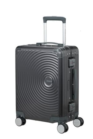 American Tourister Kufr Soundbox Alu Spinner 55/20 Cabin Brushed Anthracite