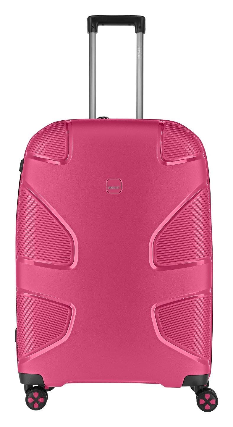 Velký skořepinový kufr Impackt IP1 L Flora pink
