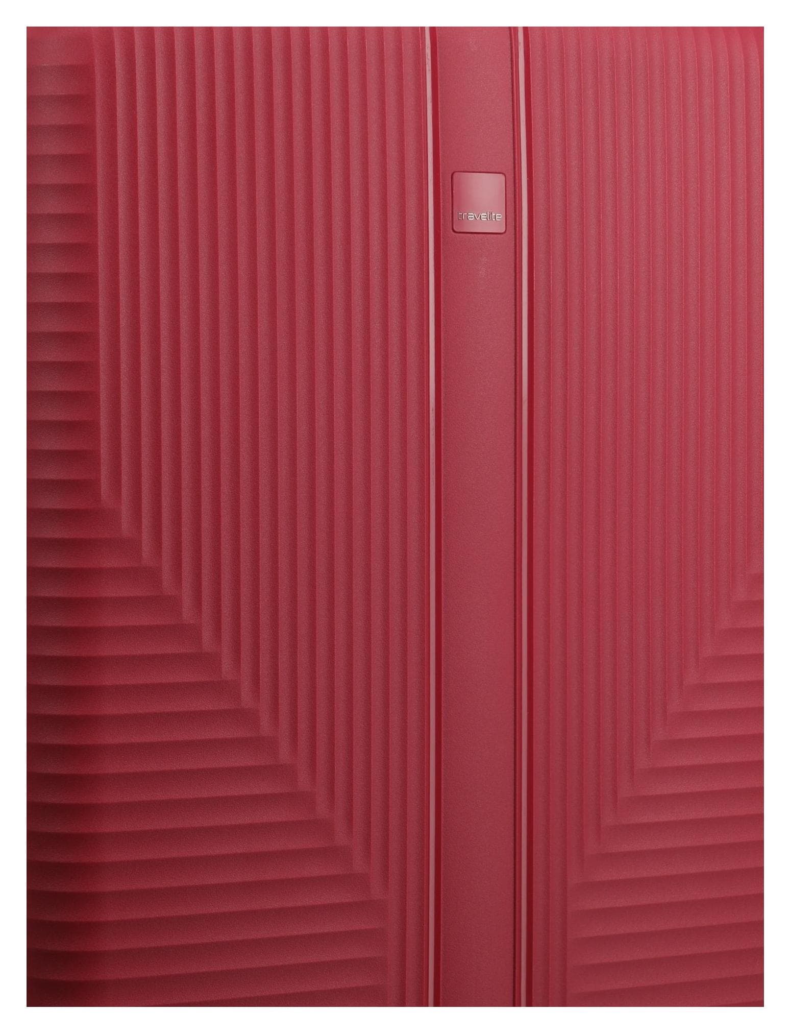 Palubní kufr Travelite Air Stripe S Slim Red