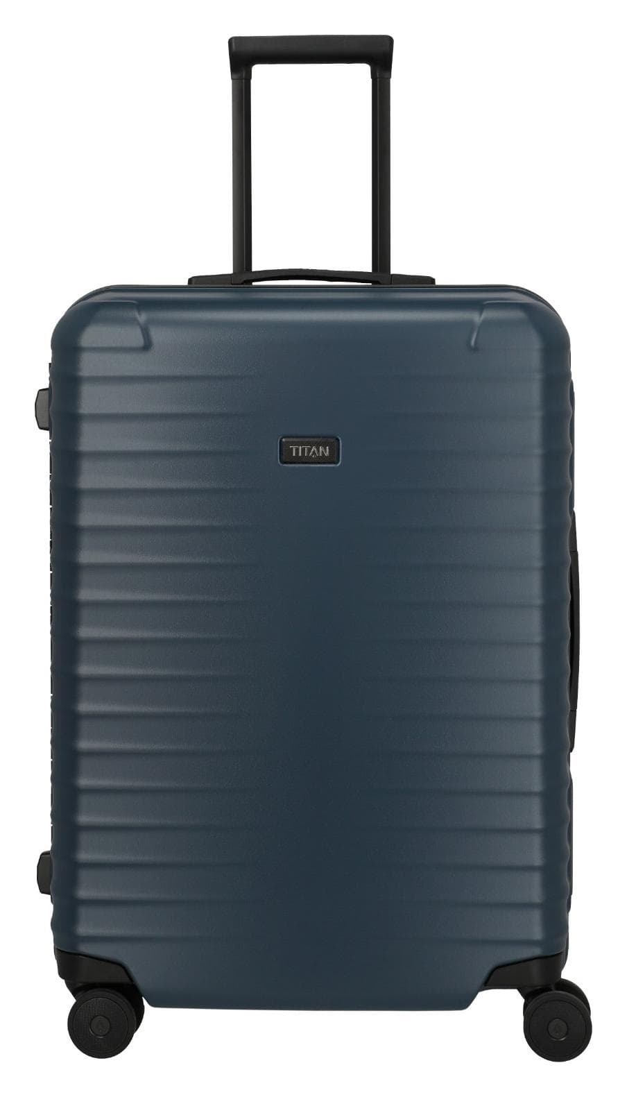 Střední skořepinový kufr Titan Overseas M plus Midnight blue