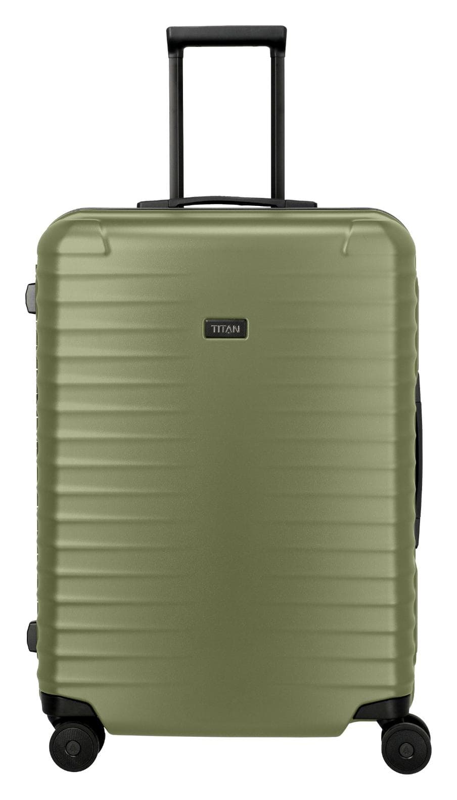 Střední skořepinový kufr Titan Overseas M plus Forest green