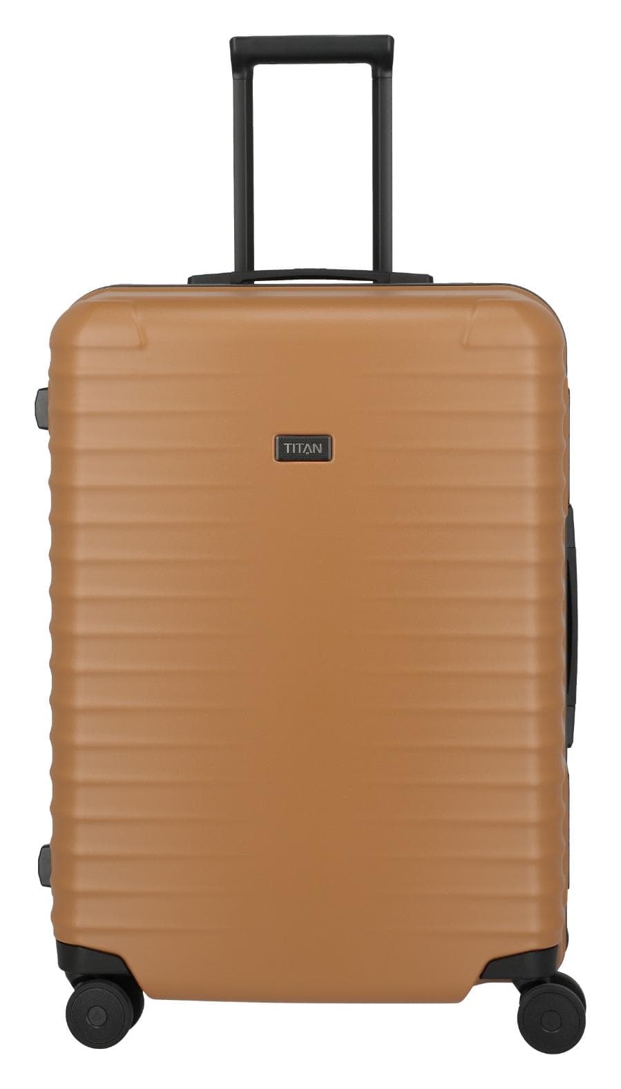 Střední skořepinový kufr Titan Overseas M plus Canyon bronze