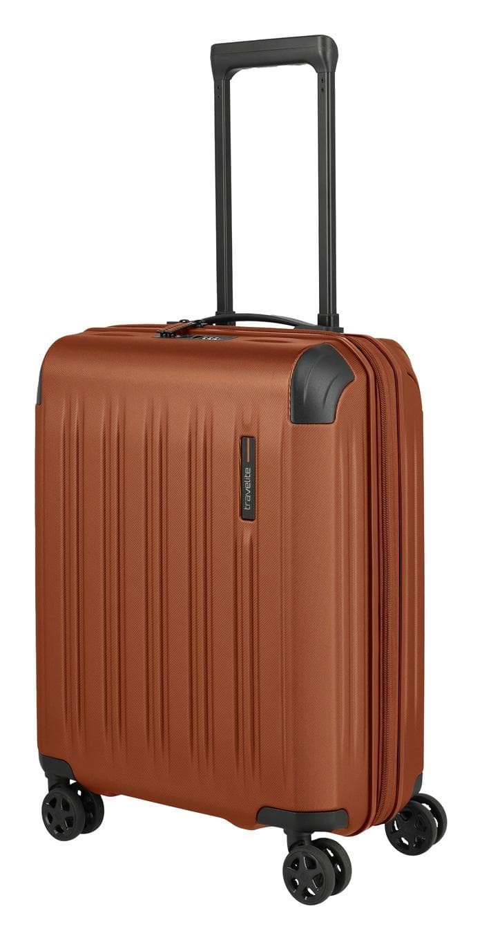 Skořepinový palubní kufr Travelite Dynamiic S exp Copper