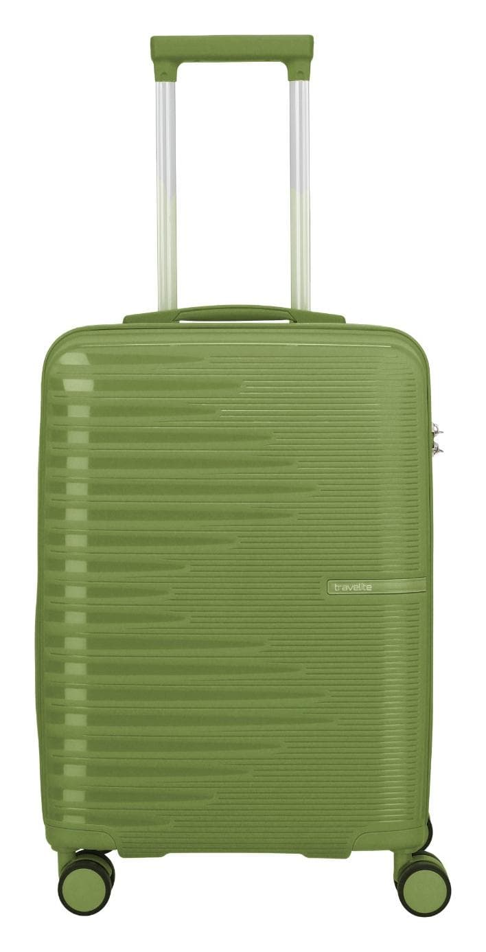 Skořepinový palubní kufr Travelite Pacific S Olive
