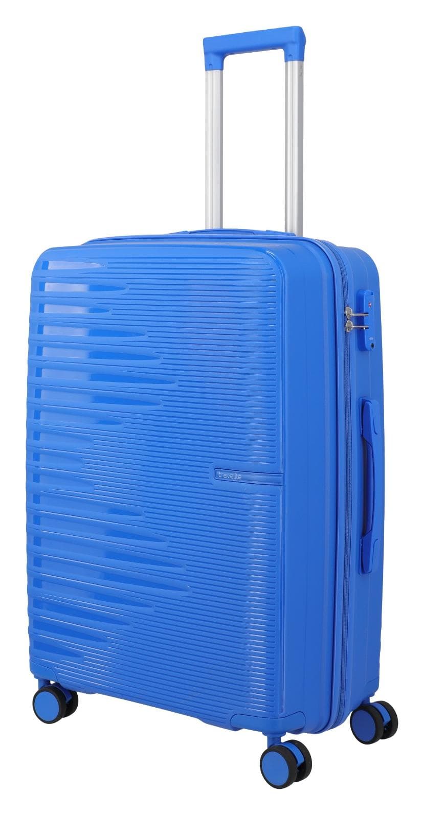 Střední cestovní kufr na kolečkách Travelite Pacific M Blue