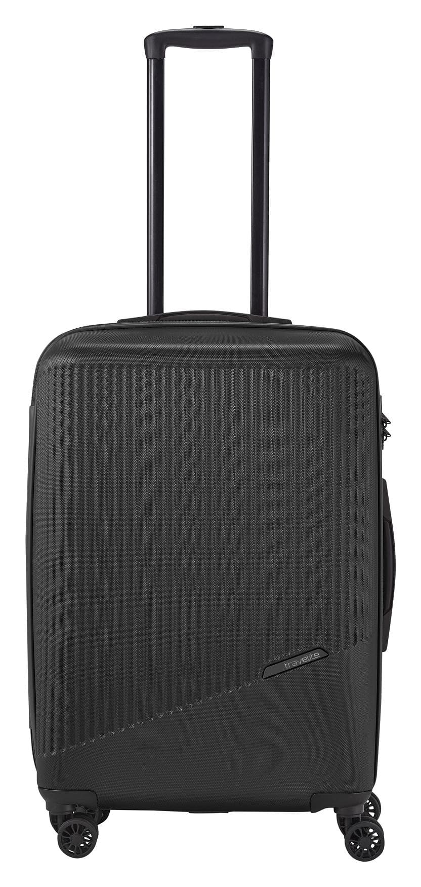 Střední skořepinový kufr na kolečkách Travelite Bali M Black
