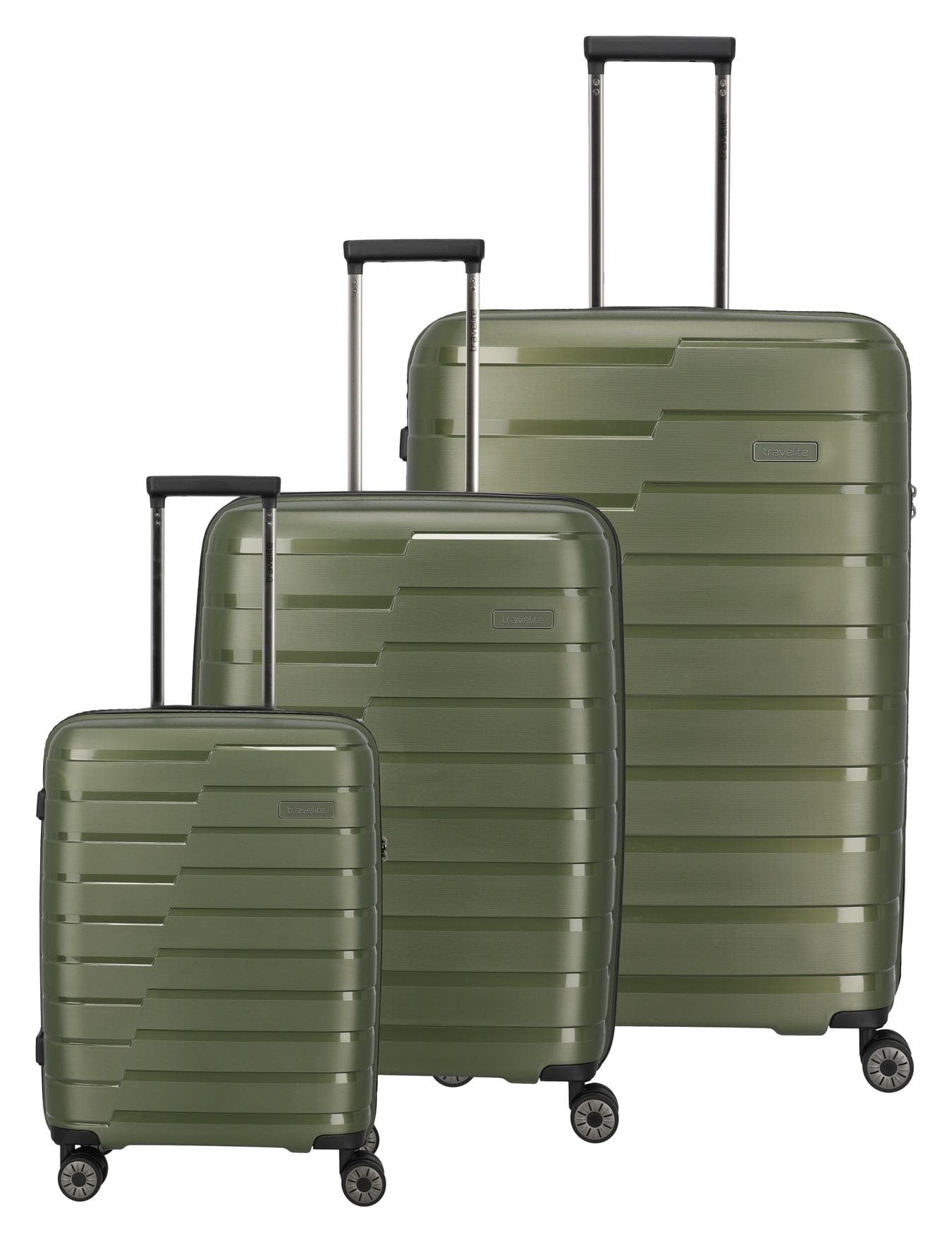Sada cestovních kufrů Travelite Air Base S,M,L Olive