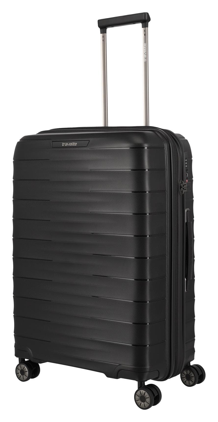 Střední cestovní kufr na kolečkách Travelite Mooby M Black